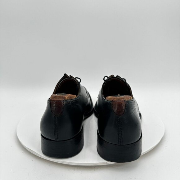 Grenson Men Size 11  Black Perforated Leather Lace Up Derby Dress Shoes main image 7